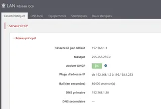 Changer les DNS primaires